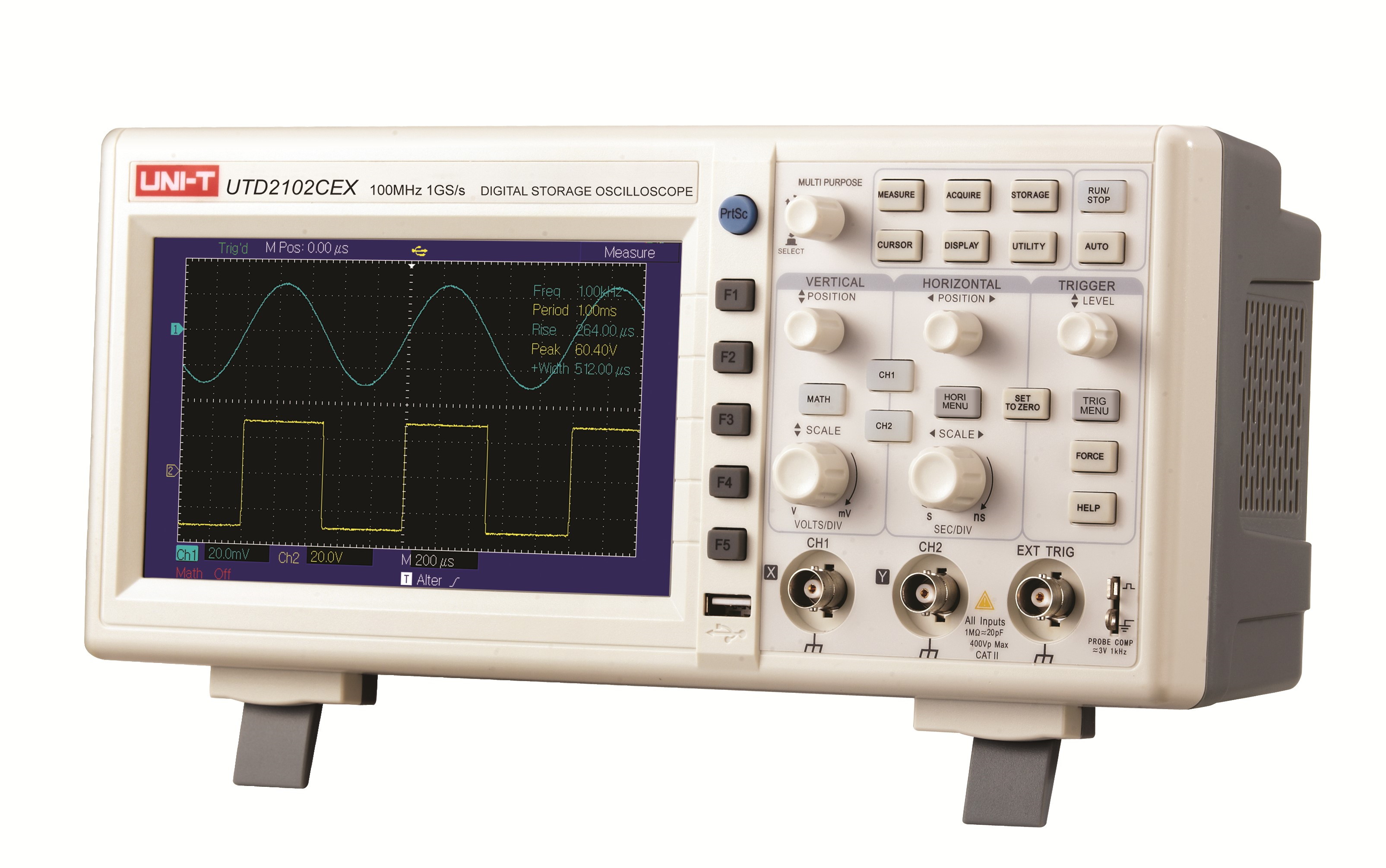 UNI-T UTD2102CEX 數位儲存示波器